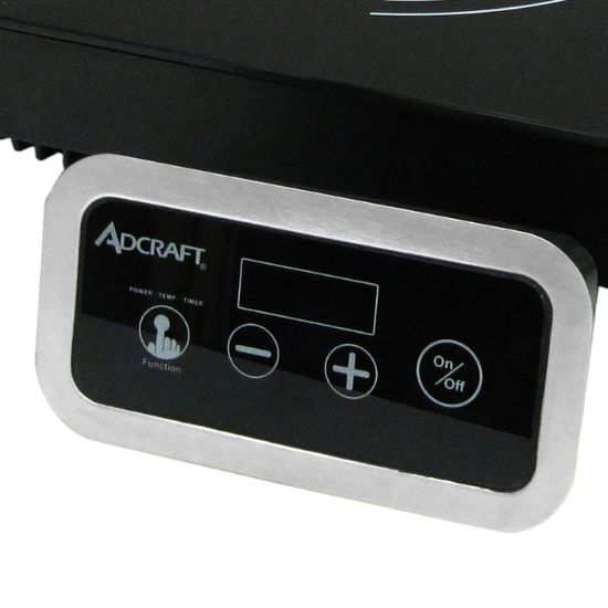 Picture of Adcraft Drop-In Induction Cooker with Remote Control, 120V, in Black (IND-DR120V)