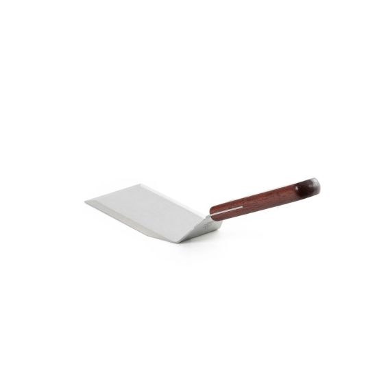 Picture of Adcraft Scraper/Turner with Wood Handle, in Stainless Steel