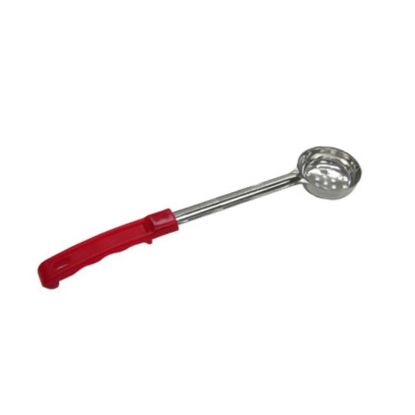 Picture of Adcraft One Piece Ladoon (2oz., perforated bowl, red handle)