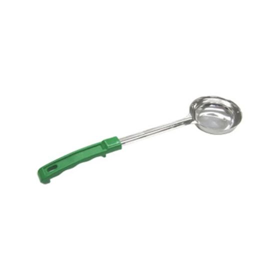 Picture of Adcraft One Piece Ladoon (3 oz., solid bowl, green handle.)