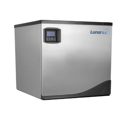 Picture of Lunar Ice Modular Ice Machine, 22"W, 373 lbs, Full Dice Ice Cubes, in Stainless Steel