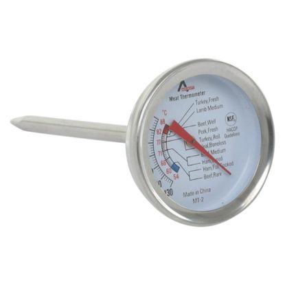 Picture of Adcraft Meat Thermometer with Meat Skewer, Stainless Steel (MT-2)