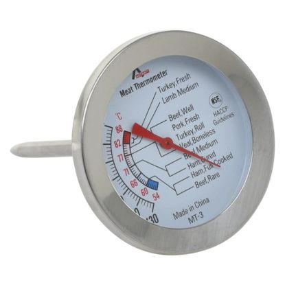 Picture of Adcraft Meat Thermometer with Meat Skewer, Stainless Steel (MT-3)