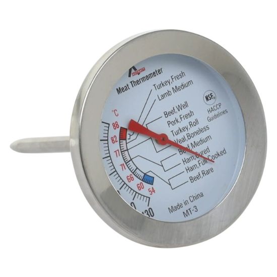 Picture of Adcraft Meat Thermometer with Meat Skewer, Stainless Steel (MT-3)