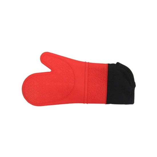 Picture of Adcraft Oven Mitt Silicone 14" Red