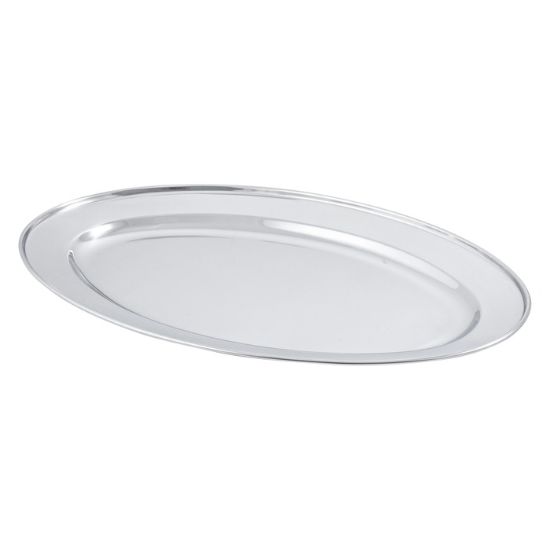 Picture of Adcraft Oval Platter, Stainless Steel