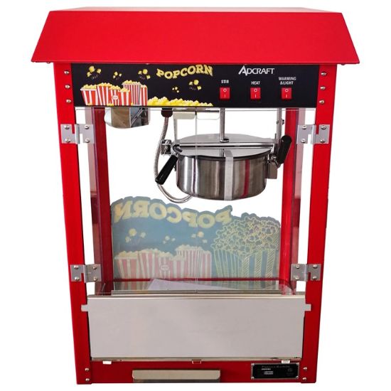 Picture of Adcraft Popcorn Machine, 30", 8 oz Capacity, in Red (PCM-8L)