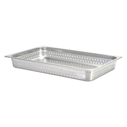Picture of Adcraft Perforated Steam Table/Hotel Pan, in Stainless Steel (PP-200F2)