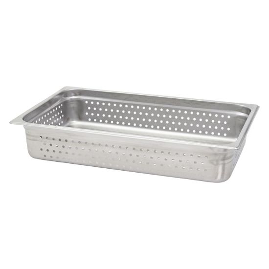 Picture of Adcraft Perforated Steam Table/Hotel Pan, in Stainless Steel (PP-200F4)