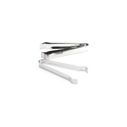 Picture of Adcraft 6" Utility Pom Tongs, Pack of 6, in Stainless Steel