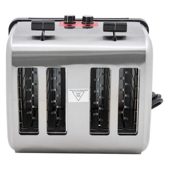 Picture of Adcraft Medium Duty 4-Slice Commercial Toaster, 120V, in Stainless Steel