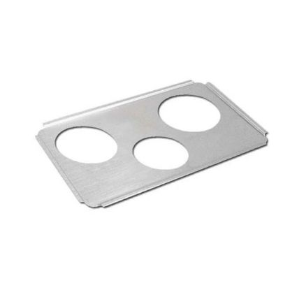 Picture of Adcraft Adaptor Plate two 6-3/8" holes, one 4-7/8" hole