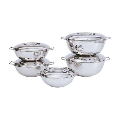 Picture of Adcraft Deluxe Stacking Casseroles with Cover 46oz.