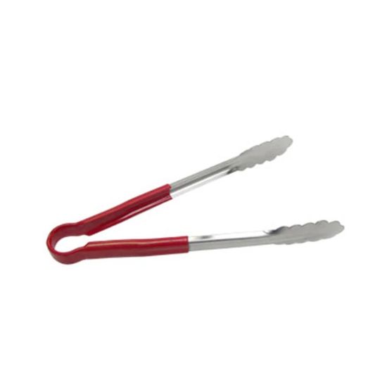 Picture of Adcraft Scalloped Edge Tong (10", red)