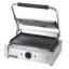 Picture of Adcraft Panini Grill with Flat Plates, 12"D x 17"W x 7.75"H, in Stainless Steel (SG-811E/F)