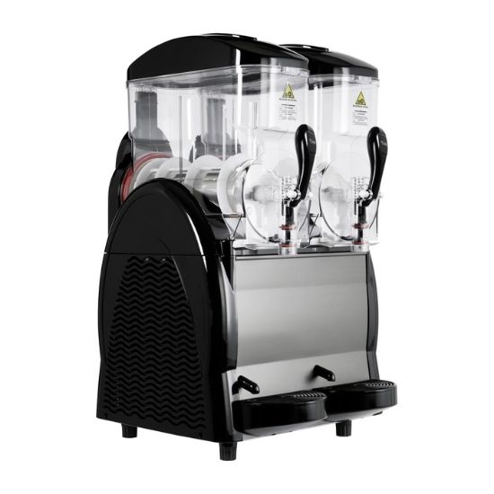 Picture of Adcraft Granita Frozen Beverage Machine, Double Hopper, 6 Gallon, in Black (SGM-2)