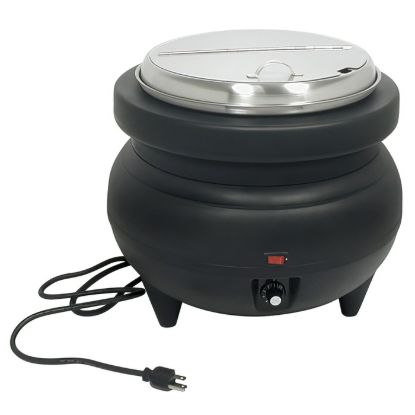 Picture of Adcraft Premium Soup Kettle, 11.4 Qt, in Black (SK-500W)