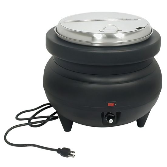 Picture of Adcraft Premium Soup Kettle, 11.4 Qt, in Black (SK-500W)