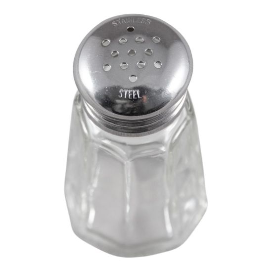Picture of Adcraft Glass Salt and Pepper Shaker, 1 oz. capacity, 3" high