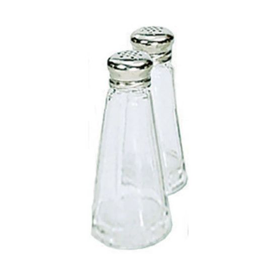 Picture of Adcraft Glass Salt and Pepper Shaker, 3 oz. capacity, 4"high