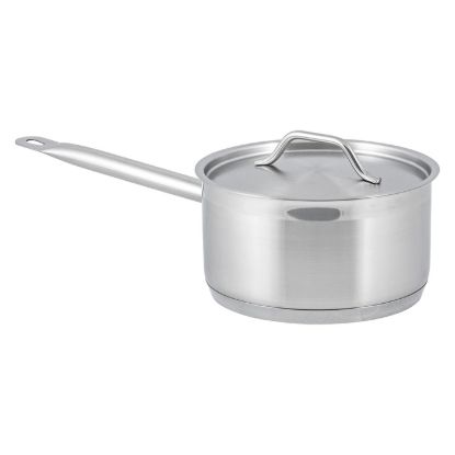 Picture of Adcraft Titan Induction Sauce Pan with Cover 3-1/2 quart