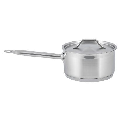 Picture of Adcraft Titan Induction Sauce Pan with Cover 3-1/2 quart