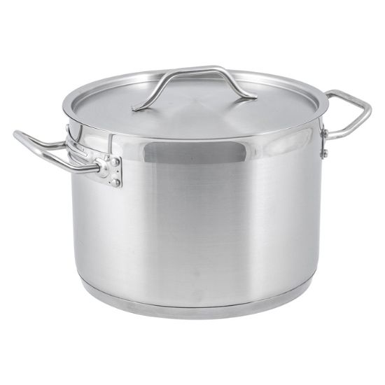 Picture of Adcraft Titan Induction Stock Pot with Cover 8 quart