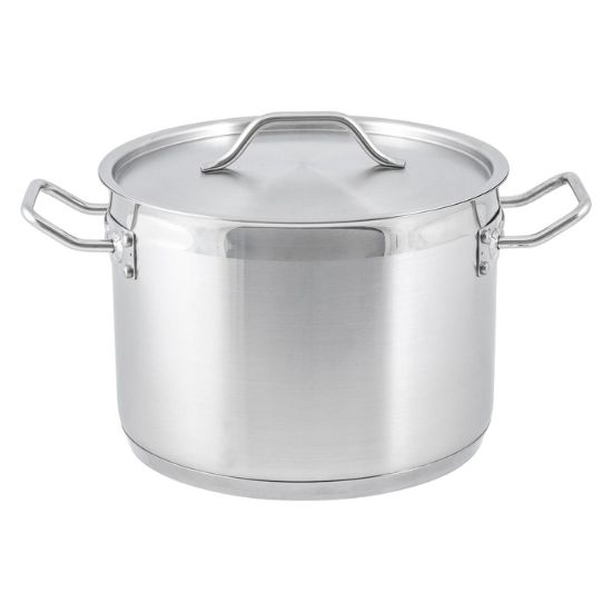Picture of Adcraft Titan Induction Stock Pot with Cover 8 quart
