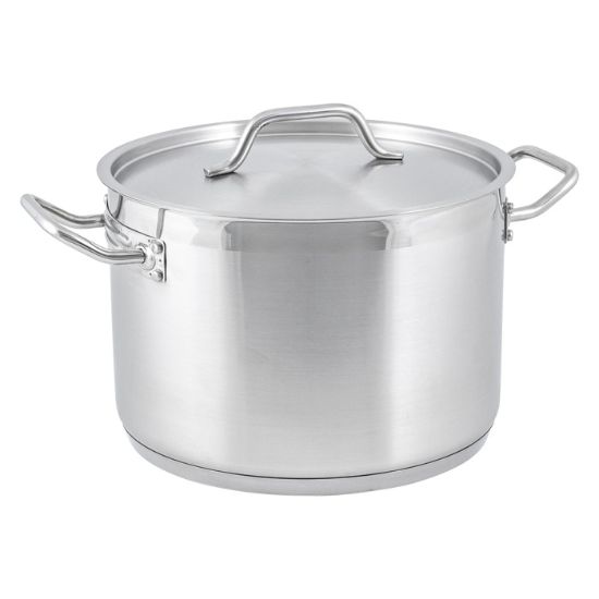 Picture of Adcraft Titan Induction Stock Pot with Cover 12 quart