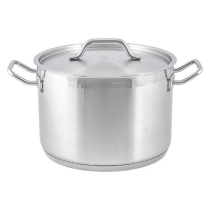 Picture of Adcraft Titan Induction Stock Pot with Cover 12 quart