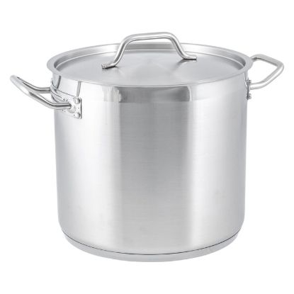 Picture of Adcraft Titan Induction Stock Pot with Cover 16 quart