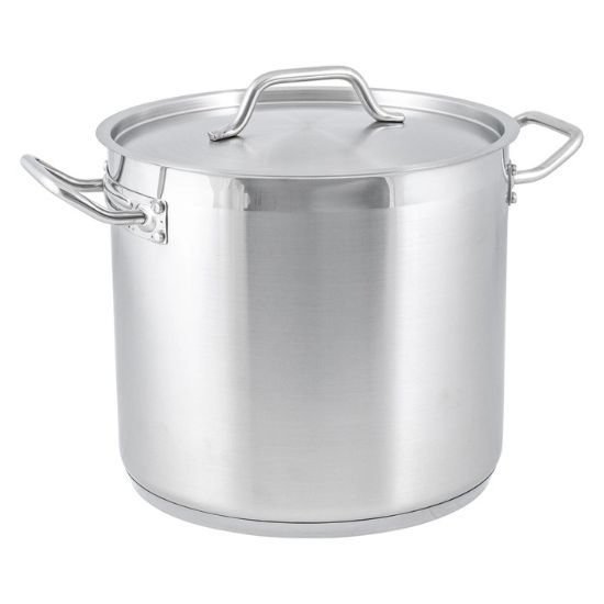 Picture of Adcraft Titan Induction Stock Pot with Cover 16 quart