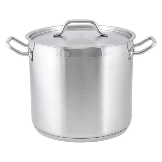Picture of Adcraft Titan Induction Stock Pot with Cover 16 quart