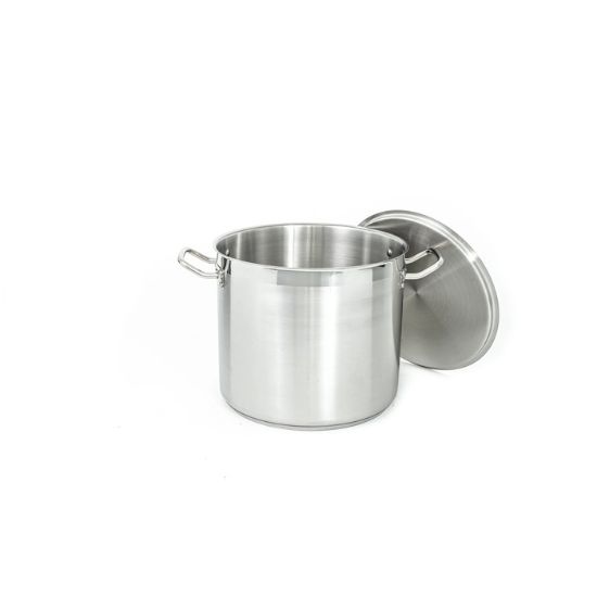 Picture of Adcraft Titan Induction Stock Pot with Cover 24 quart