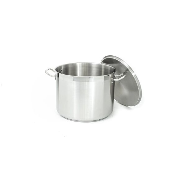 Picture of Adcraft SSP-32 Stock Pot, 32 Qt W/Cover, in Stainless Steel