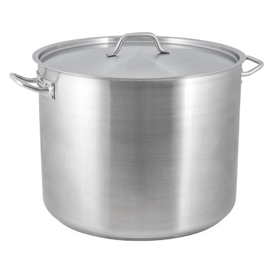 Picture of Adcraft Titan Induction Stock Pot with Cover 80 quart