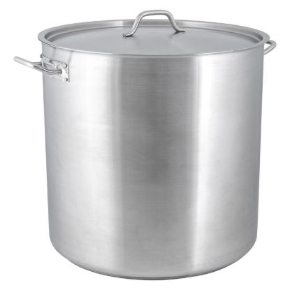 Picture of Adcraft Titan Induction Stock Pot with Cover 100 quart