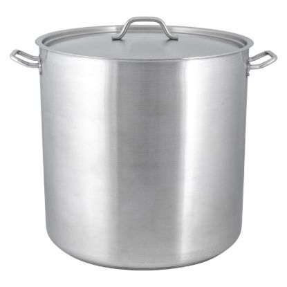 Picture of Adcraft Titan Induction Stock Pot with Cover 100 quart