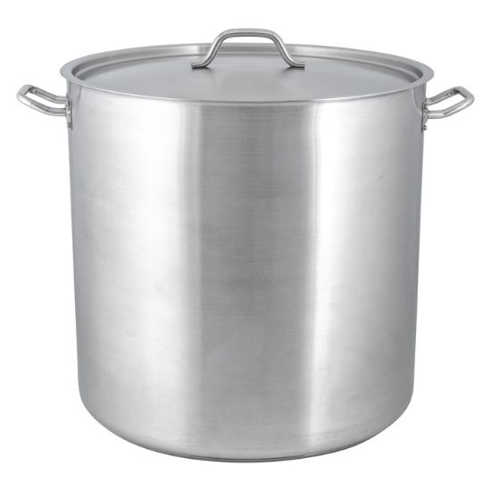 Picture of Adcraft Titan Induction Stock Pot with Cover 100 quart