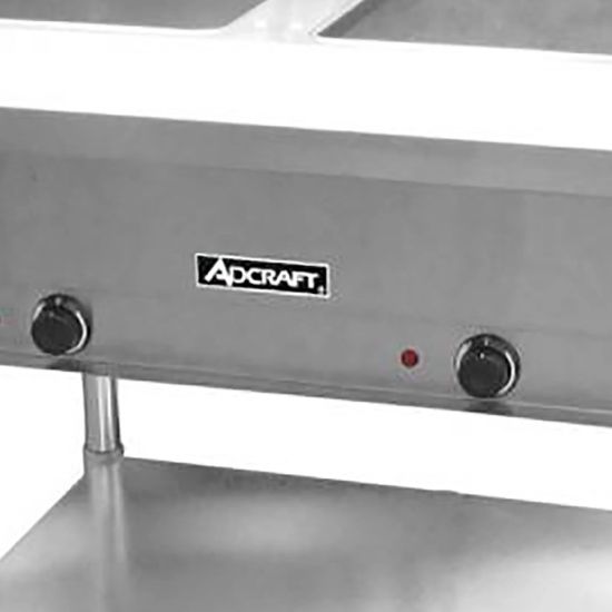 Picture of Adcraft 2 Bay Steam Table, in Stainless Steel