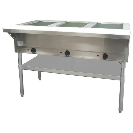 Picture of Adcraft 3 Bay Steam Table, in Stainless Steel