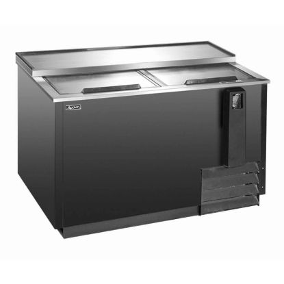 Picture of U-Star Bottle Cooler, 65"W, 19 cu ft, 2 Door, in Black
