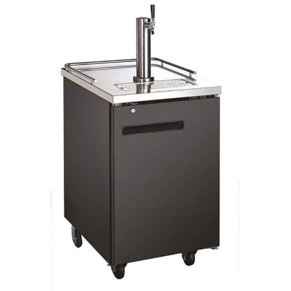 Picture of U-Star Single Tap Beer Dispenser, 7.8 cu ft Capacity, in Black