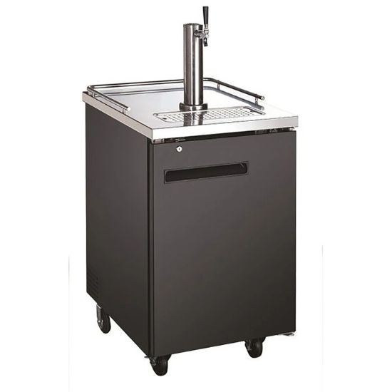 Picture of U-Star Single Tap Beer Dispenser, 7.8 cu ft Capacity, in Black