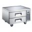 Picture of U-Star Chef Base Refrigerator, Two Solid Doors, 6.5 cu ft Capacity, in Stainless Steel