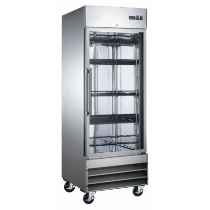 Picture of U-Star 1 Glass Door Reach-In Freezer, in Stainless Steel