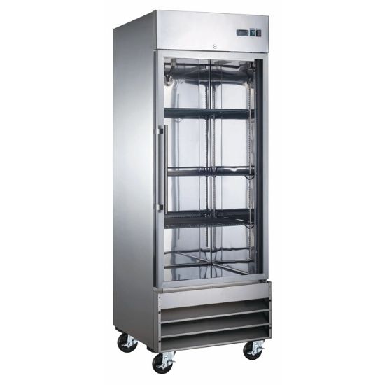 Picture of U-Star 1 Glass Door Reach-In Freezer, in Stainless Steel