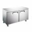 Picture of U-Star Undercounter Refrigerator, Two Solid Doors, 11.9 cu ft Capacity, in Stainless Steel