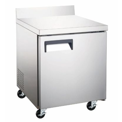 Picture of U-Star Worktop Refrigerator, Single Solid Door, 6.3 cu ft Capacity, in Stainless Steel