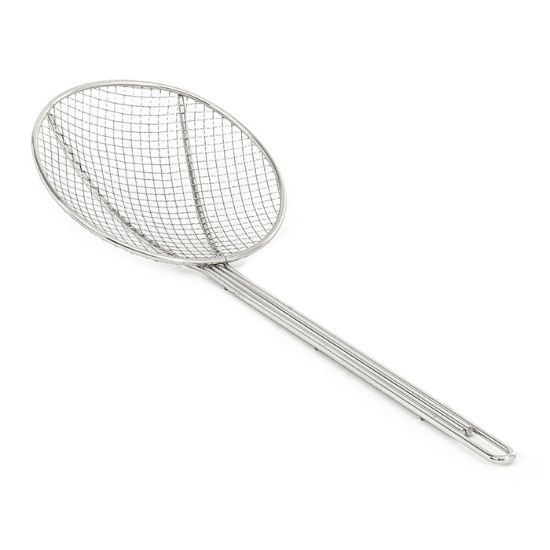 Picture of Adcraft Wire Mesh Skimmer, 7" Diameter, Chrome-plated